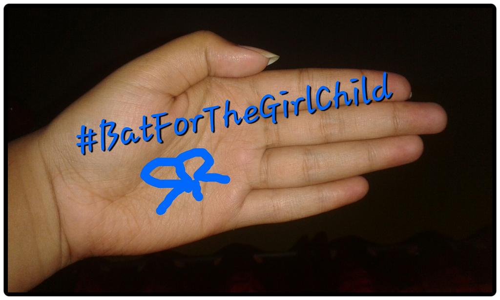 cutoprincessa's tweet photo. @rajasthanroyals #BatForTheGirlChild
#Royals #Proud #Love #SupportGirlChild #NeedToProtect #FutureOfIndia #JoinHands http://t.co/4xfqfeQPXj