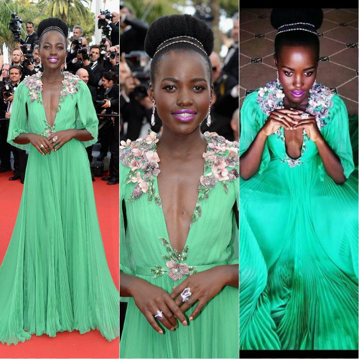 ZuriBridal's tweet photo. Read about Lupita's Cannes look here: http://t.co/v19fOcKdV1 http://t.co/WG1hMk5T5Q