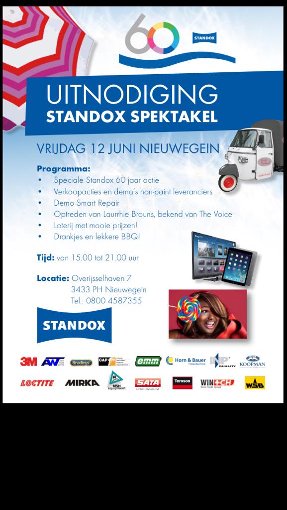 WHartsuiker's tweet photo. De datum staat vast voor het Standox Spektakel 2015. Mogen wij op uw komst rekenen? U kunt zich vanaf nu inschrijven! http://t.co/mE8sFPjLeF