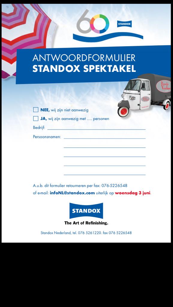 WHartsuiker's tweet photo. De datum staat vast voor het Standox Spektakel 2015. Mogen wij op uw komst rekenen? U kunt zich vanaf nu inschrijven! http://t.co/mE8sFPjLeF