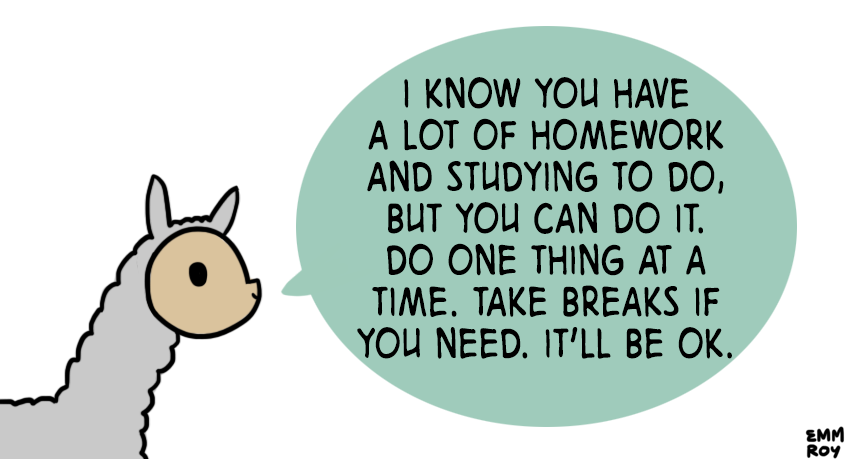 whoseunicam's tweet photo. We've got this. Exam term will be over soon. Look after yourselves. http://t.co/Mr7Av7QLE4 pic via @Emmnotemma http://t.co/SMCPXIrLT1