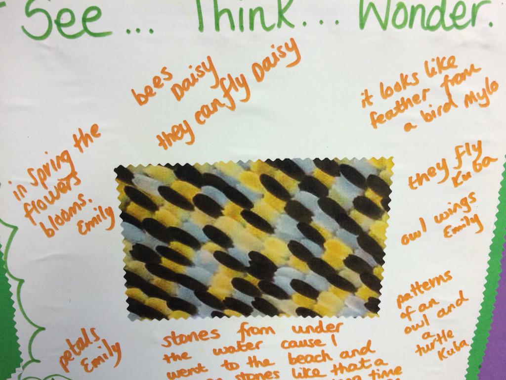 SFX_Nursery's tweet photo. See, Think, Wonder...sharing our thoughts and #makingourthinkingvisible. http://t.co/AUSoT1StaF