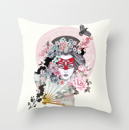 GHTextiles's tweet photo. Miànmó, the first of my series of illustrations available from my #Society6 store #fashionillustration #illustration http://t.co/aqmO9NXYPm