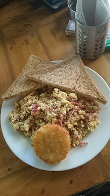 BrunchNMunch's tweet photo. Scrambled bacon n ham with eggs.
You can never go wrong with bacon.
#ham #bacon #meat #brunchnmunch #FoodieForLife http://t.co/2eakaZBwVY