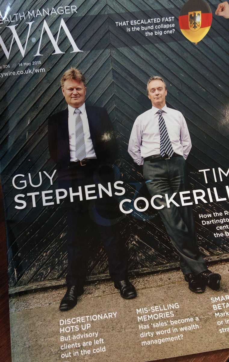 Pick up a copy of this month's <a href="/CitywireWealth/">Citywire Wealth Manager</a> magazine to read my interview. goo.gl/HFjqkh