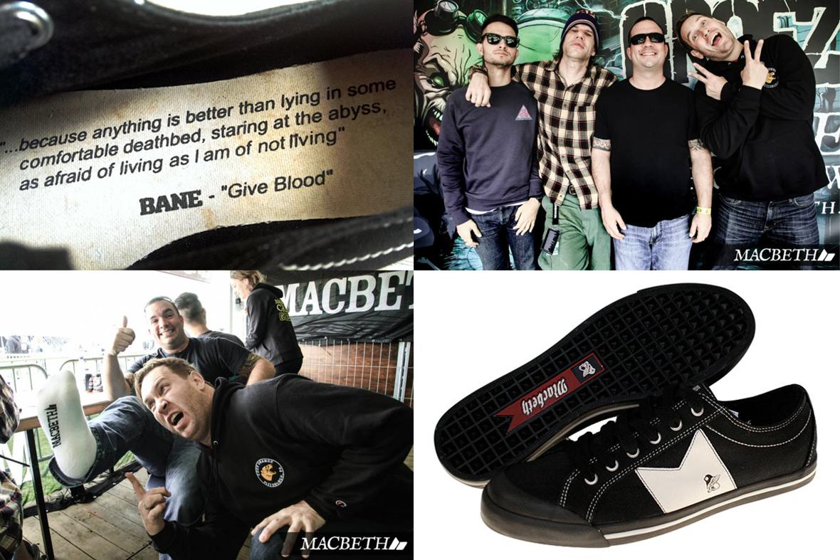 #TBT original <a href="/Macbethfootwear/">Macbeth</a>​ Eliot with @BaneCentral​ lyrics inside.These guys... legends! #bane #groezrock #GR15