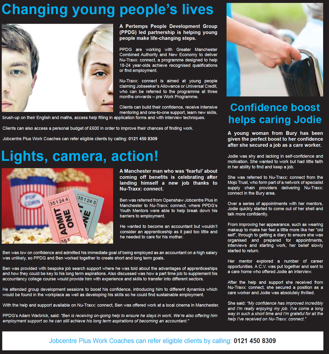 TrustMojo's tweet photo. Fantastic feedback!
Nu-Traxx helps 18-24 year olds to achieve a qualification or find employment. http://t.co/WegarUebWt