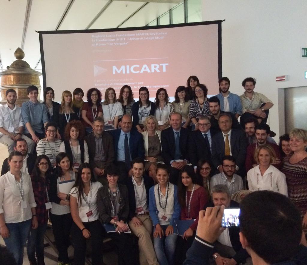 In bocca al lupo ai 36 ragazzi studieranno per diventare manager della creatività #Micart al <a href="/Museo_MAXXI/">MAXXI</a>