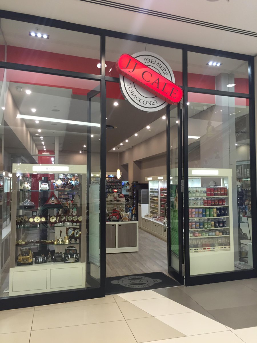jj cale tobacco JJ Cale, Premium tobacconists, has moved to the lower level opp Mr. Price.  Go find them for all your tobacco needs