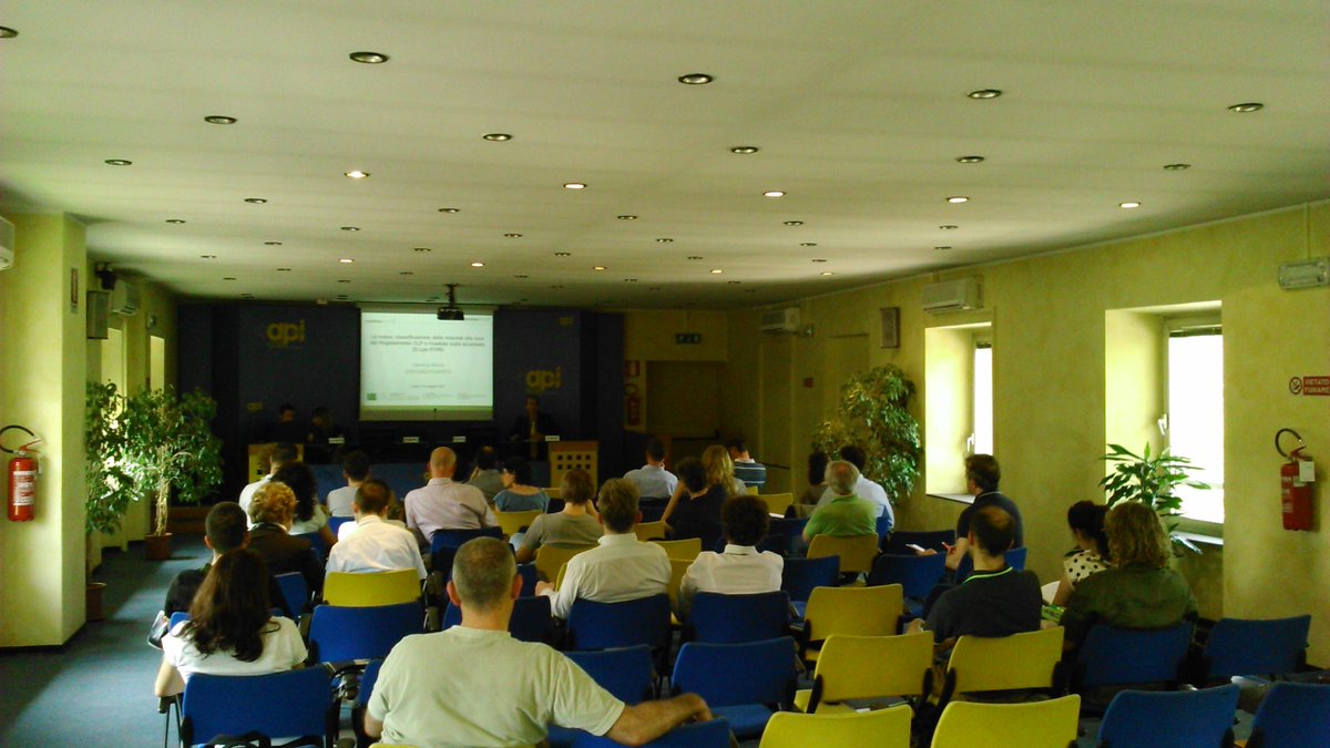 REACH E CLP: I NUOVI OBBLIGHI. Cosa accadrà dopo il I° giugno? Seminario in API Torino.