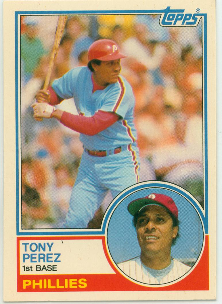 Happy 73rd birthday to longtime great and 1983 1B Tony Perez.  