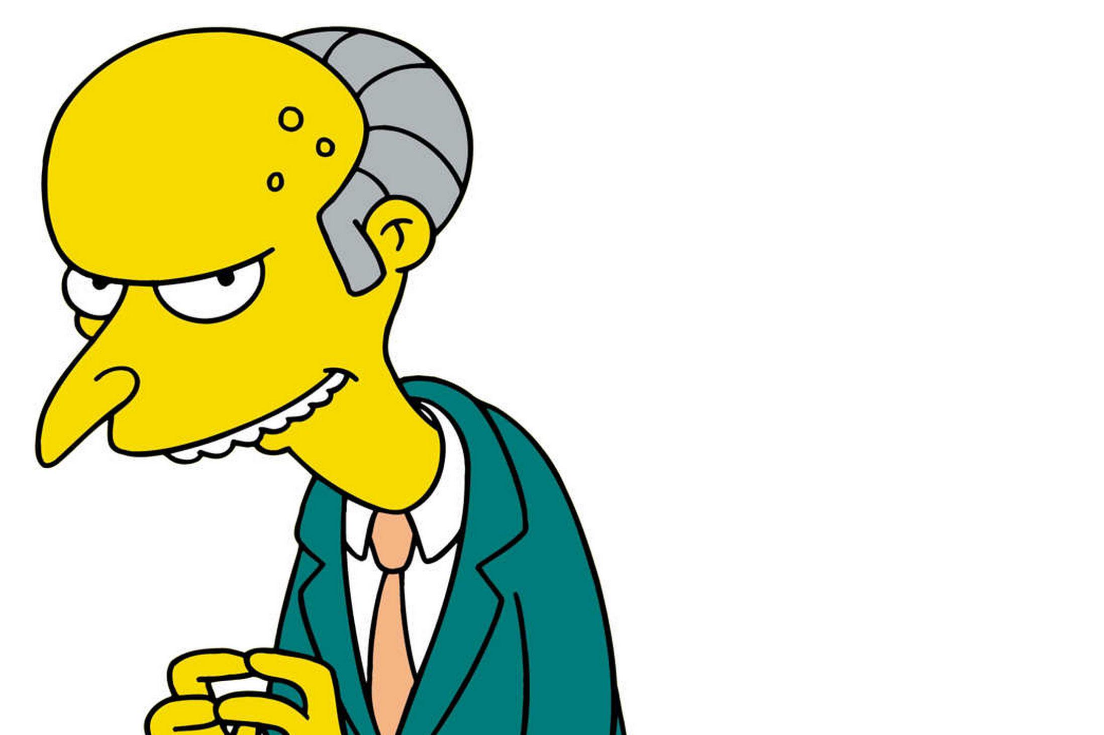 Privé de sa voix, Mr Burns des Simpson pourrait mourir. bigbrowser.blog.lem...