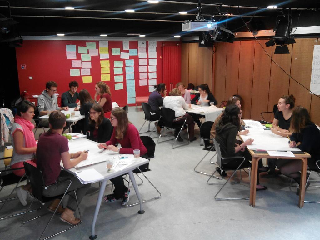 Le World #Café du programme de #formation euforia, ça se passe maintenant et c'est plutôt créatif !