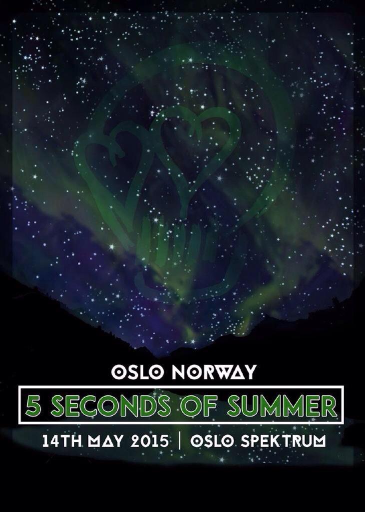 Ashton5SOS's tweet photo. OSLO we are here ❤️ can't wait, this is the first time we've been here, excited to meet you all tonight!!! http://t.co/xDW4RgxEkB
