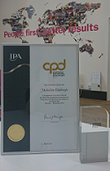 emc_scotland's tweet photo. Our Platinum #CPD award takes pride of place at @MediaCom_EDI reception! @IPA_Updates http://t.co/62EXYlWW4R http://t.co/bM79NOLHRg
