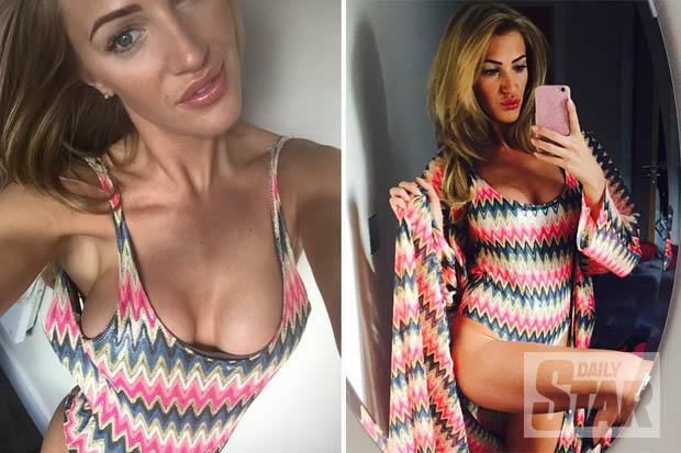 dailystar's tweet photo. Double trouble! #BigBrother's Sally gets her twins (excuse the pun) out in skintight swimwear http://t.co/sNOSuRPgs8 http://t.co/77pYkNKdBU