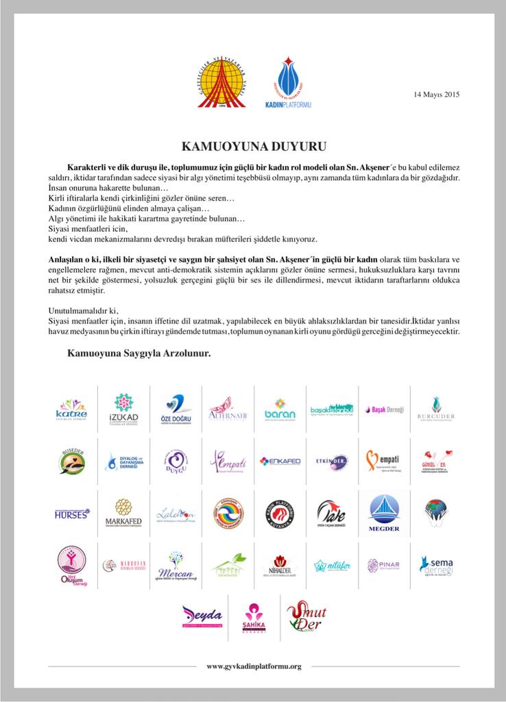 KadinPlatformu's tweet photo. İftiracılar, 
Kendi çirkinliklerini gözler önüne sermişlerdir. http://t.co/TUhqDIHucR