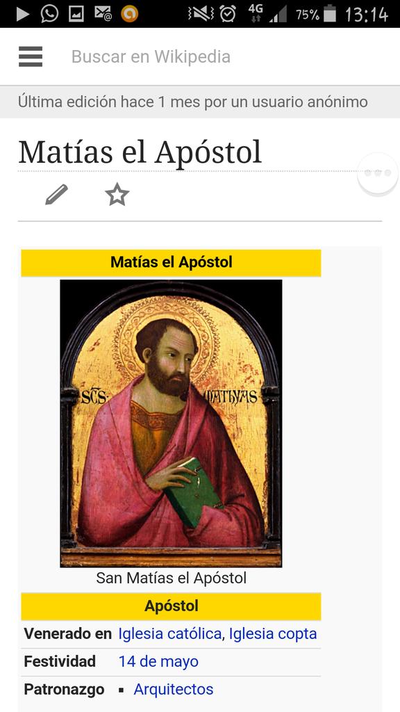 mcantero5's tweet photo. Gracias x que NADIE me felicito por mi santo... -_- jajajaja #malagentes #soyapostol #calidad ^^ http://t.co/OeyYtPUPkp