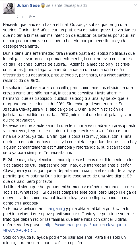 julian_sese's tweet photo. .@ciu por favor demuestren q las personas les importan, déjennos cuidar a Dunia. Uds. pueden: https://t.co/czOED3rRxU http://t.co/Kc8r4CE41q