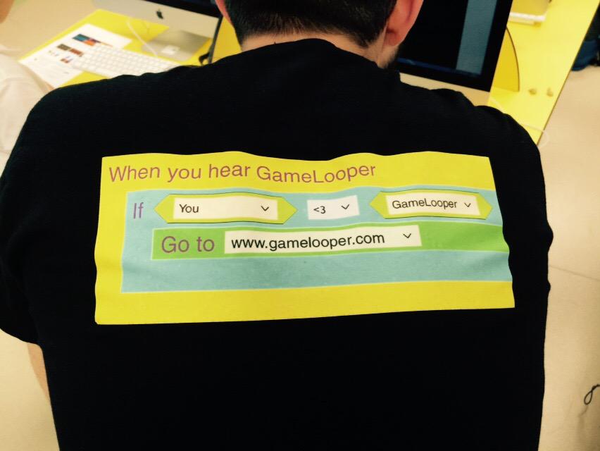 elifkaraozturk's tweet photo. #gamelooper @game_looper t-shirt tasarımlarına bayıldım! #kocictweek http://t.co/LOBPGD4vXY