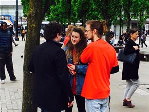 MessageTrust's tweet image. Our @MessageAcademy teams are performing &amp;amp; spreading the Gospel Message on the streets of Manchester! #MSGacad