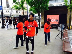 MessageTrust's tweet image. Our @MessageAcademy teams are performing &amp;amp; spreading the Gospel Message on the streets of Manchester! #MSGacad