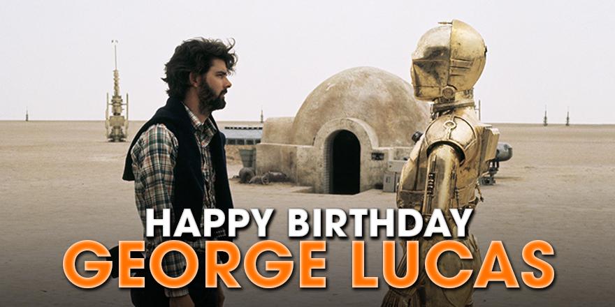 Join us in wishing a very Happy Birthday to The Maker himself, George Lucas, who turns 71 today. 