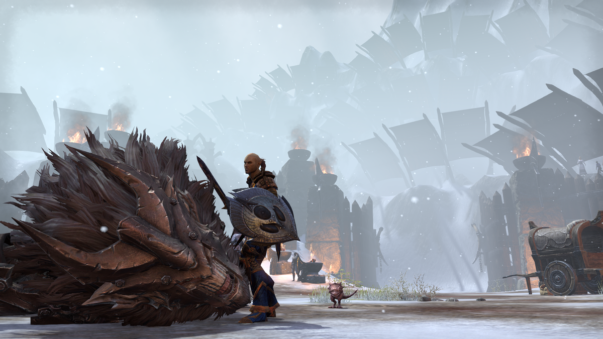 Ukhlog's tweet photo. Ah, the trophy shot! Troll King 0 - Misster November and #TMCGuild 1 #LoveThisGame #LoveDungeons @TESOnline http://t.co/8G0qZWcIey