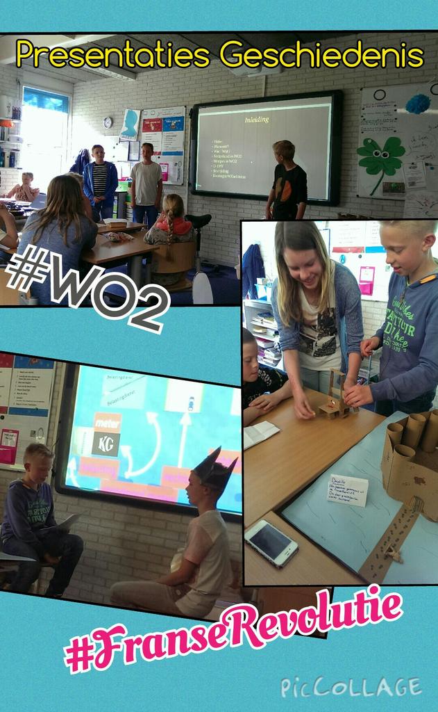 Afgelopen wk gaven de kinderen v gr 8 zelf les. #geschiedenis #AllesIn1 #BoeiendOnderwijs #FantastischePresentaties