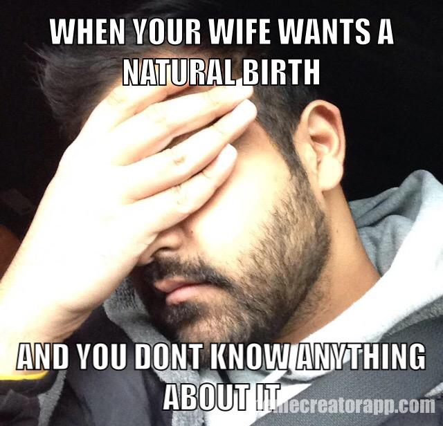 _BeTrue2U's tweet image. This meme is intended to address the lack of knowledge of natural births