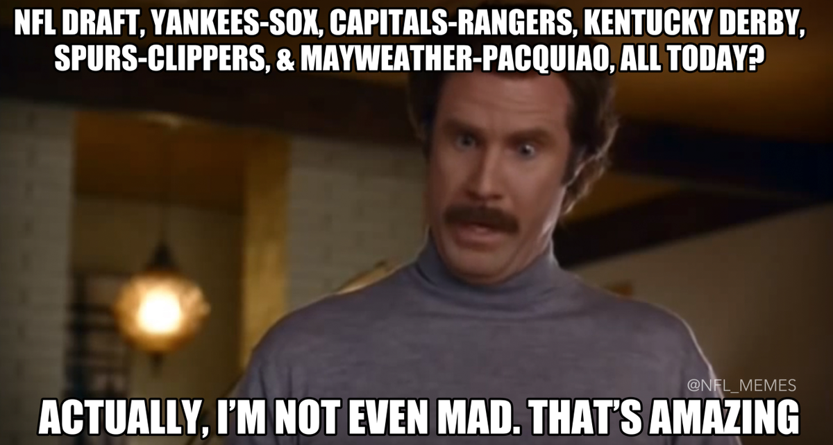 NFLMemes's tweet photo. The biggest sports day of the year. http://t.co/7f76E6ARp0