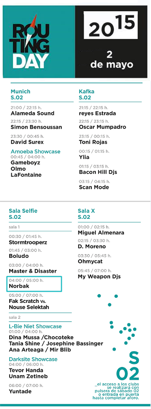 DJNORBAK's tweet photo. Esta noche os espero en la Sala Selfie (antigua Sala Events) en la 2ª Jornada del @RoutingDay 2015.. Set Breakbeat !! http://t.co/fK6mEzeIZU