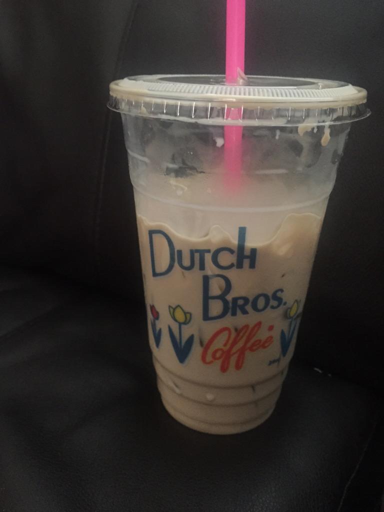 ginnyhiott's tweet photo. @DutchBrosLacey #icedkicker bringing joy to my mornings http://t.co/AhzEDPKdaC