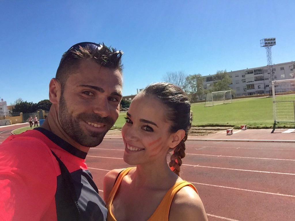 Patri_fitmodel's tweet photo. Con @malagaentrena en @PDMBenalmadena  entrenando durante las pruebas para #missmalaga #modelo http://t.co/G5Dpj9GrSt