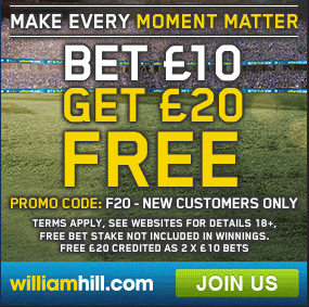 BetOverHere's tweet photo. FREE matched bet up to £50 with your 1st bet with Will Hill!

>> https://t.co/ayOAXonb0R

https://t.co/g8NCPd3Tjv