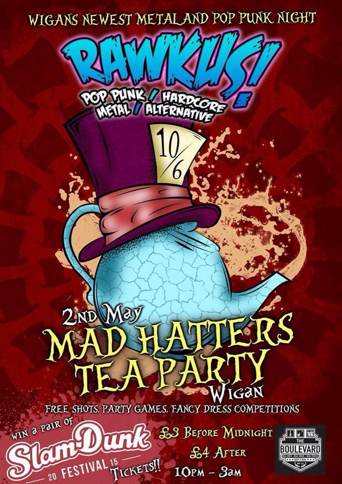 Who's coming for a good leathering at @BoulevardWigan toneet, then!? #Wigan #Rock #Punk #Metal #Alternative #Boozy