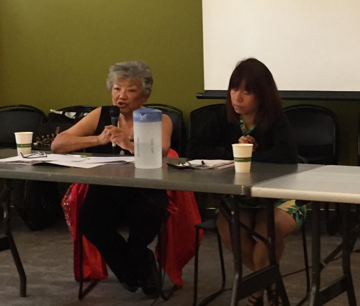 <a href="/MHSOtoronto/">MHSO </a> exhibit     <a href="/torontolibrary/">Toronto Public Library</a> with Valerie Mah and Dora Nipp sharing their stories about Chinese women.