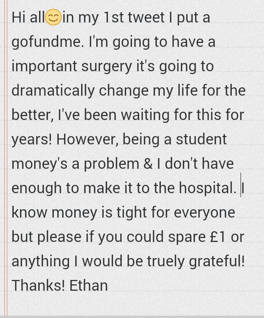 Guys please if you can donate to my gofundme more is explained in the description gofundme.com/te8d7qw