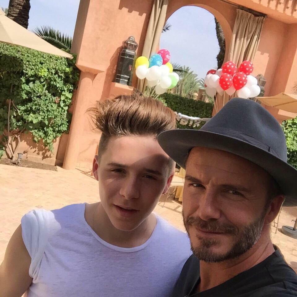 PostBadMarocain's tweet photo. Beckham qui fête ses 40 ans à Marrakech 📍🇲🇦😏 http://t.co/nY32bYJA6D