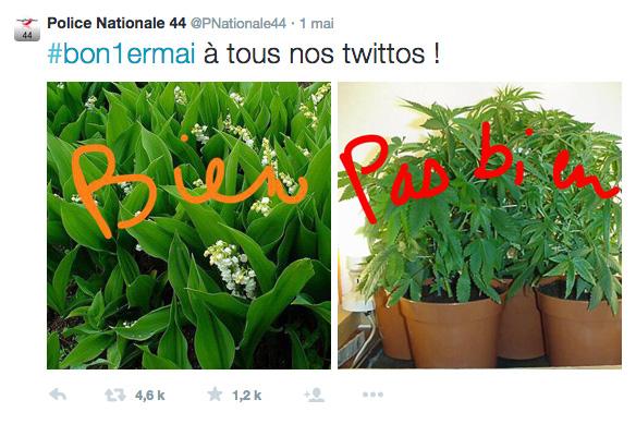 creapills's tweet photo. La Police Nationale a fait fort pour le 1er mai ! #CM #Creativite (cc @PNationale44) http://t.co/EtVBMoXSs7