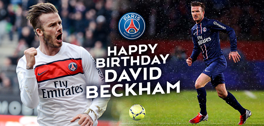 David Beckham celebrates his 40 years today. Wish him a happy birthday ! 