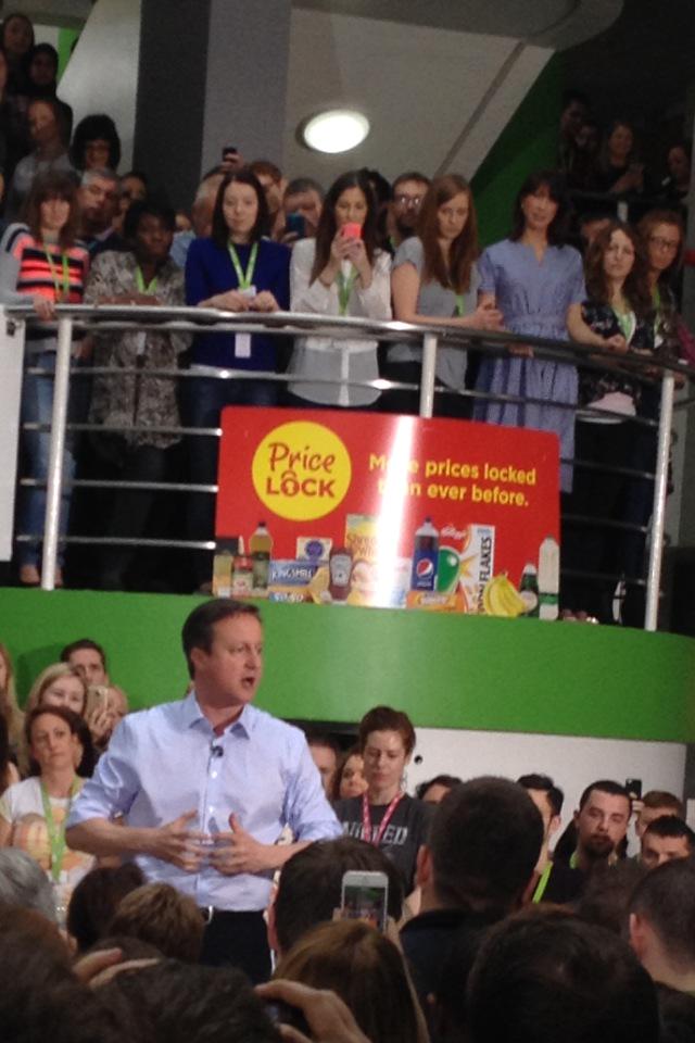 winterwedge's tweet photo. Enjoyed listening to David Cameron at Asda House yesterday! #Conservative http://t.co/c98jIFD5E4