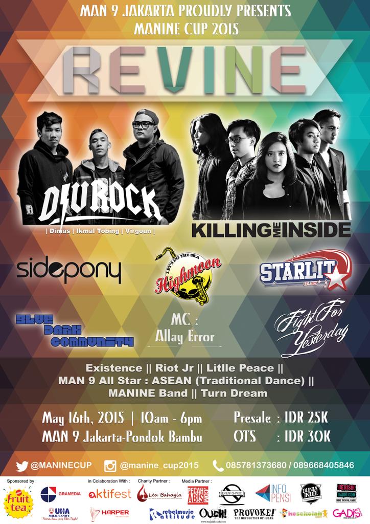 MANINECUP's tweet photo. May 16th'15 @KILLINGMEINSIDE @dimazLC @ikmaltobing @LCvirgoun @highmoonska @starlitpoppunk @sideponyband @allayerror http://t.co/2r2tv6uRpm
