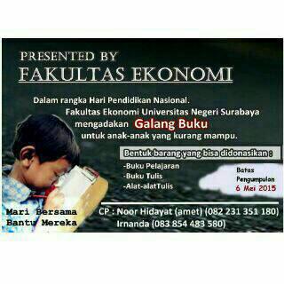 Yuks yuks mendonasikan buat anak2 yg kurang mampu @EKIS_UNeSa <a href="/Manafenesa/">Manajemen UNESA</a> <a href="/HimaJPE/">Pend. Ekonomi UNESA</a> <a href="/akuntansiUNESA/">akuntansiUNESA</a> <a href="/DPMfenesa/">DPM FE Unesa</a>