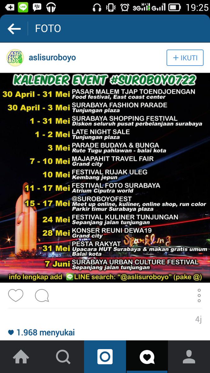 caksuroUTM's tweet photo. Surabaya punya acara http://t.co/HXMR7YMaQU