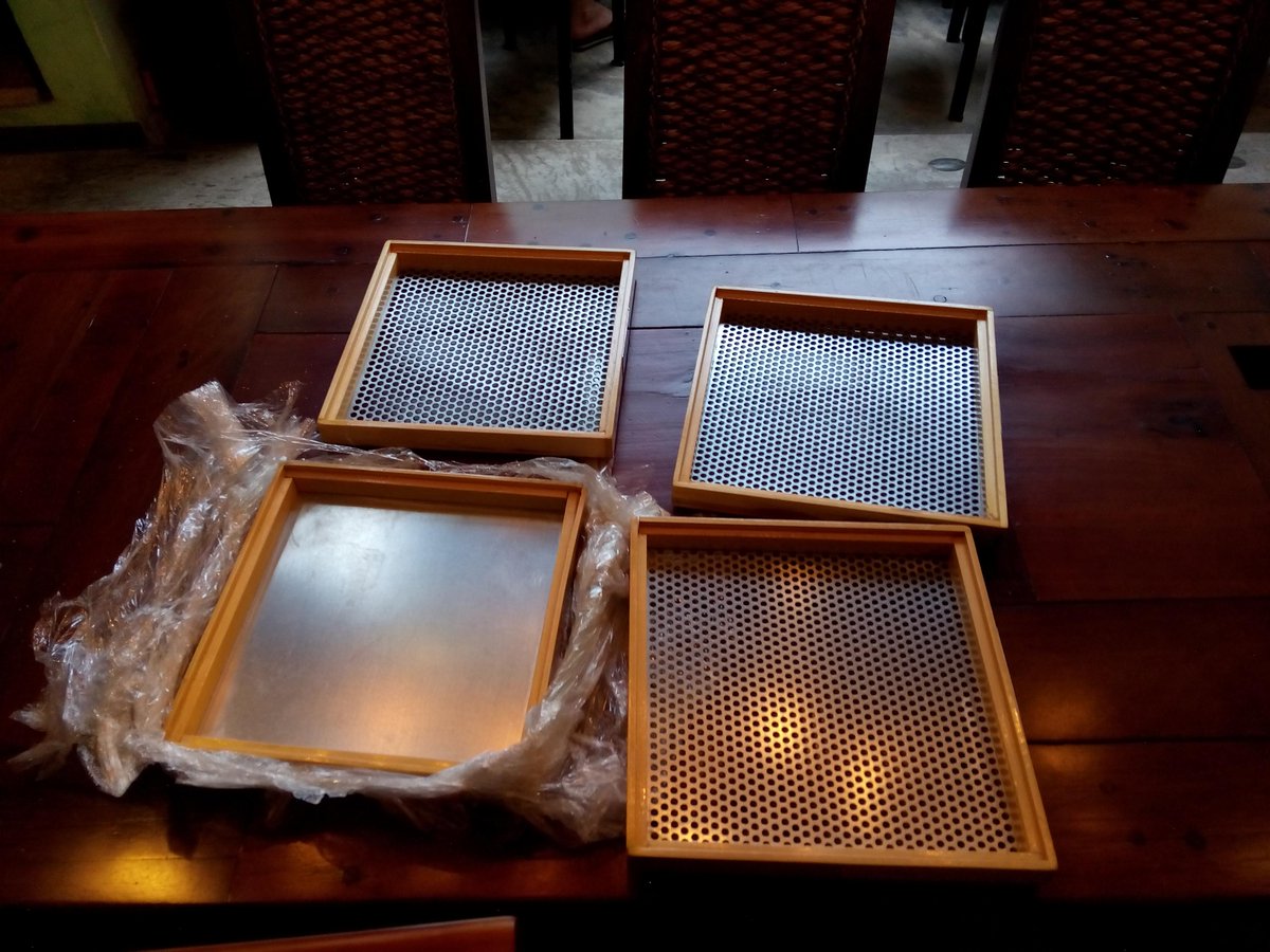 hoianroastery's tweet photo. Who has 2 thumbs and is psyched about his new sorting trays? THIS GUY!!! #hoianroastery #coffee #toys #hoian #vietnam http://t.co/hXPb88Fhe6