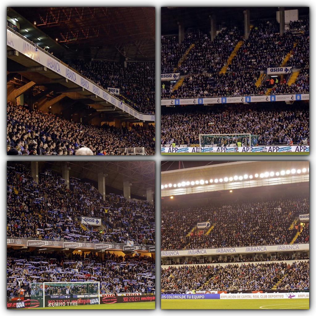 "Esta Hinchada nunca se rinde" Sois #AnosaForza #oDéporNONseRende ¡Nos vemos en Riazor!