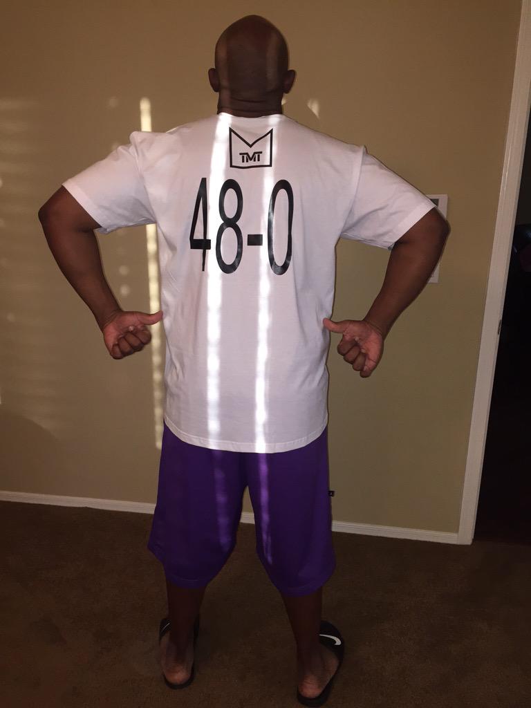 I'm letting it be known! 48-0 is already done!👍🏿