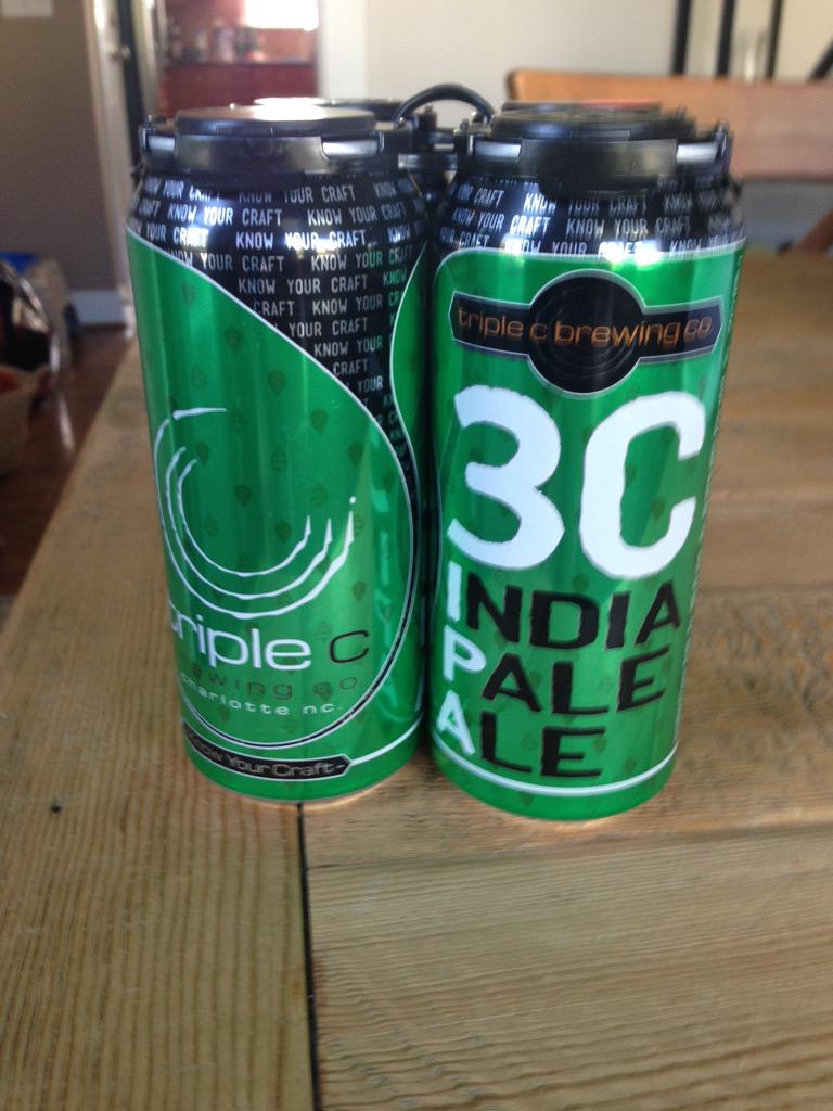 jaredschmidt1's tweet photo. Thanks @brewpublik for replacing the leftover Bud Light in my fridge with some delicious NC craft beer! #TripleCBrew http://t.co/zyf7YWHsrX