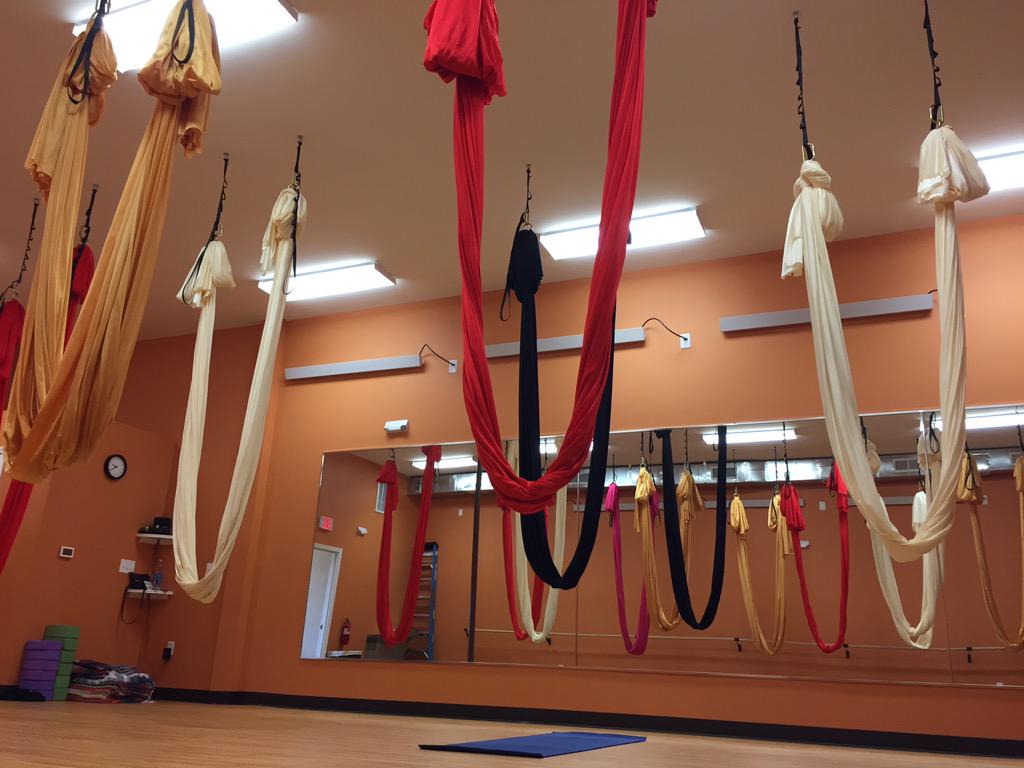 AshleyStremme's tweet photo. A little Aerial Yoga this Saturday morning!! #timetogettwisted http://t.co/YXGBL3afWL